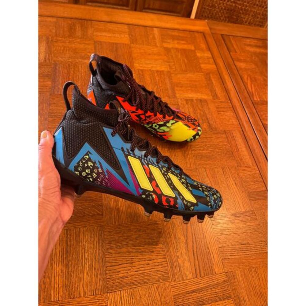 Adidas three stripe life football cleats size 12